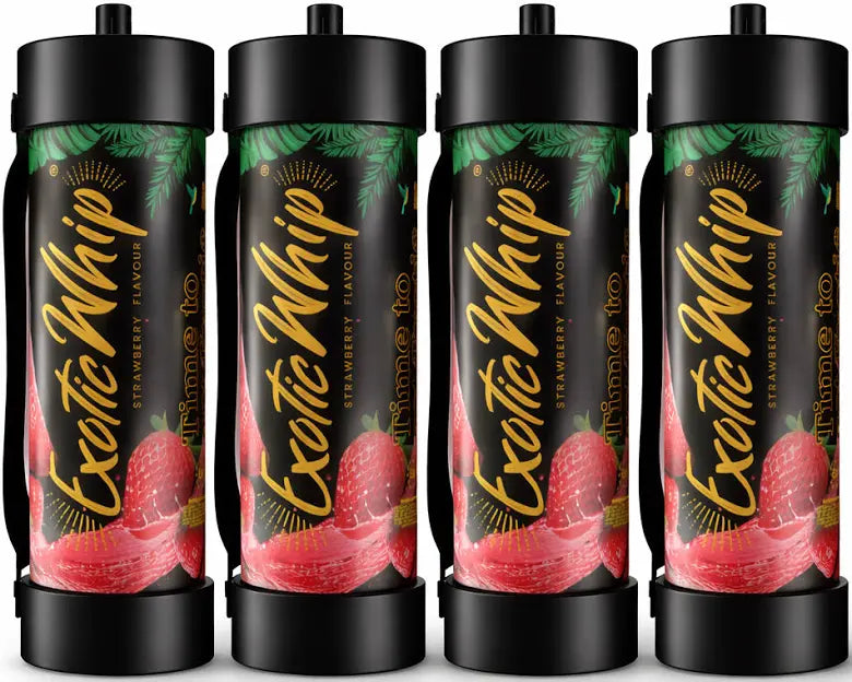 Exotic Whip - 4 x 2kg - Jahoda - Šlehačková bomba